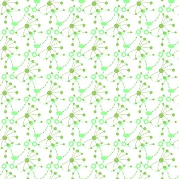 Seamless background with organic nature elements. Elegant minimal-style flo.. 스톡 일러스트