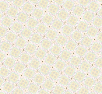 Seamless background pattern in banana silk, bubblegum cream, and snow with .. Stock Illustration
