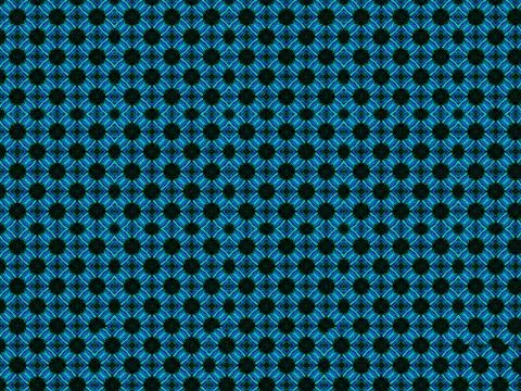Seamless background pattern with blue,green square and black dots. Stock Illustration