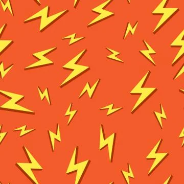 Seamless  background pattern bolt icons.Flat design illustrations. Vector ill Stock Illustration