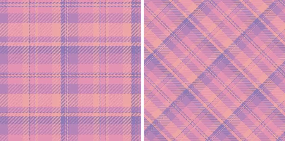 Seamless background pattern of check texture textile with a tartan fabric v.. Stock Illustration