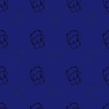 Seamless background pattern with colored diverse doodles. Stock Illustration