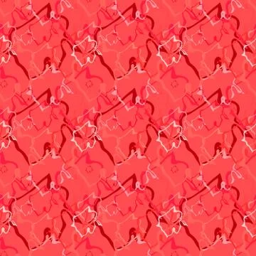 Seamless background pattern with colored diverse doodles. Stock-Illustration