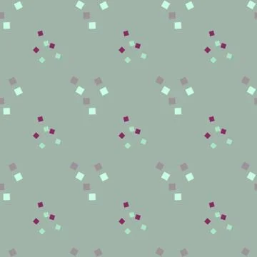 Seamless background pattern with colored varied squares. Stock Illustration