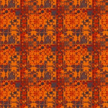 Seamless background pattern with colored varied squares. Stock Illustration