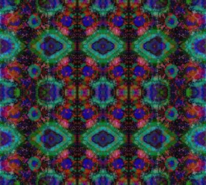 Seamless background pattern. Created on hand-dyed fabrics Stock Illustration