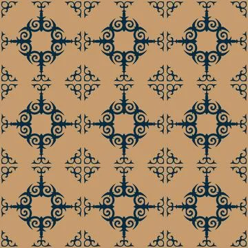 Seamless background pattern. Decorative geometric elements. Seamless pattern  Illustrazione stock