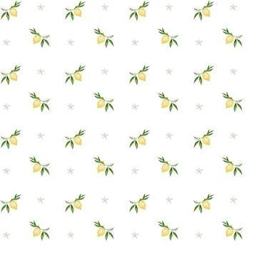 Seamless background pattern featuring fresh berries and summer fruits in vi.. Stock Illustration