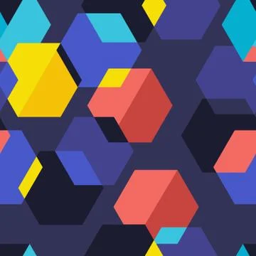 Seamless  background pattern geometric graphic. Vector illustrate. Stock Illustration