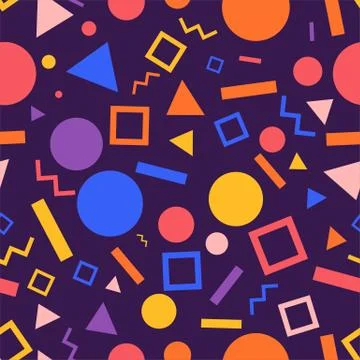 Seamless  background pattern geometric graphic. Vector illustrate. Stock Illustration