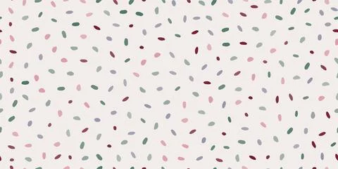 Seamless background pattern with hand drawn dots イラスト素材