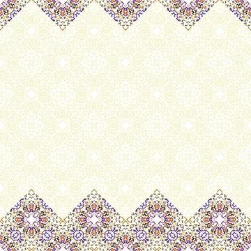 Seamless background pattern. Ikat geometric folklore ornament. Tribal ethnic Stock Illustration