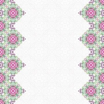 Seamless background pattern. Ikat geometric folklore ornament. Tribal ethnic Stock Illustration