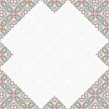 Seamless background pattern. Ikat geometric folklore ornament. Tribal ethnic Stock Illustration