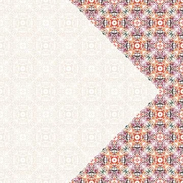 Seamless background pattern. Ikat geometric folklore ornament. Tribal ethnic Stock Illustration
