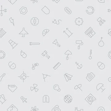 Seamless background pattern for industrial Stock Illustration