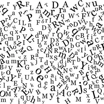 Seamless background pattern letter, Word cloud, tag cloud text business con.. Stock Photos