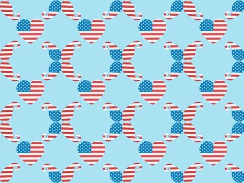 Seamless background pattern paper cut Stock Photos