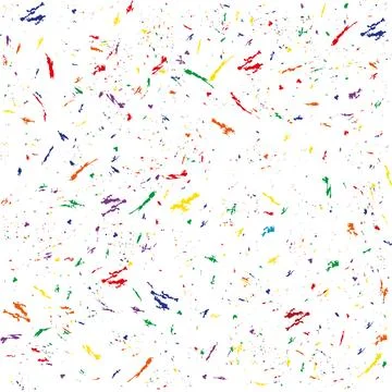 Seamless background pattern of randomly arranged multicolored splashes on a.. イラスト素材