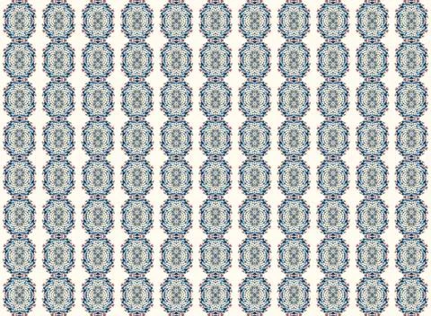 Seamless background pattern rendered in coral, pink, cream, ivory, ivory, s.. Stock Illustration