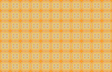 Seamless background pattern in sky blue, pale yellow, amber gold, copper, soft c Stock Illustration