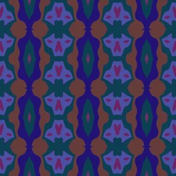 Seamless background pattern with a variety of multicolored lines. Stock Illustration