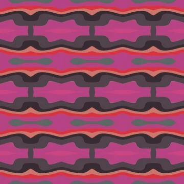 Seamless background pattern with a variety of multicolored lines. Stock Illustration
