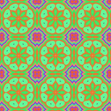 Seamless background pattern with a variety of multicolored lines. Stock Illustration