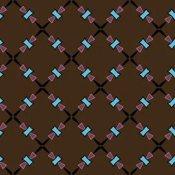 Seamless background pattern with a variety of multicolored lines. Stock Illustration