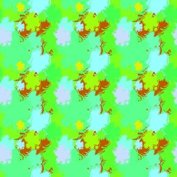 Seamless background pattern with various colored spots. Stock Illustration