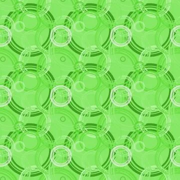 Seamless background pattern with various colored circles. Stock Illustration