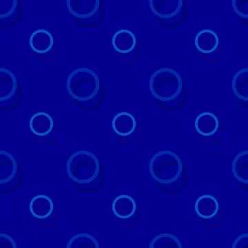 Seamless background pattern with various colored circles. Stock-Illustration