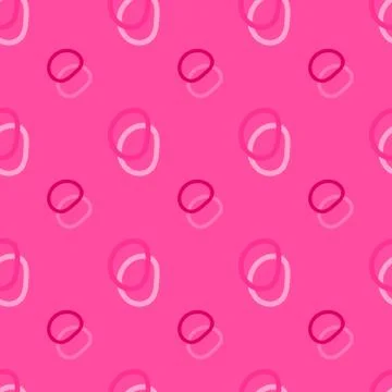 Seamless background pattern with various colored circles. イラスト素材