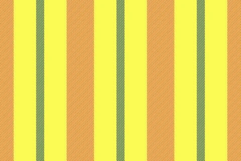 A seamless background pattern of vertical yellow, orange, and dark green line Stock Illustration