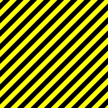 Seamless background pattern of yellow and black stripes. Danger, police or under Stock Illustration