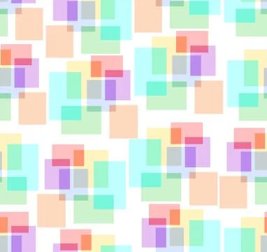 Seamless background with patterns composed from squares Stock Illustration