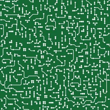Seamless background in PCB-layout style イラスト素材