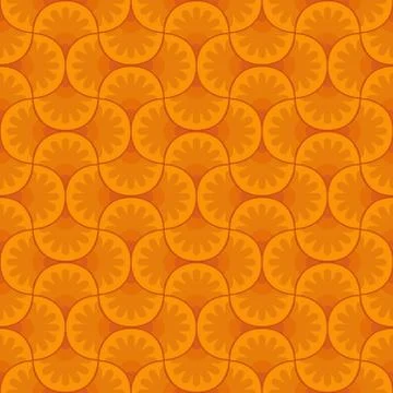 Seamless background is pineapple Stock Illustration