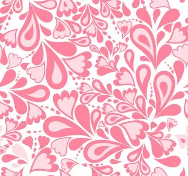 Seamless background pink splash pattern. Vector Illustrazione stock