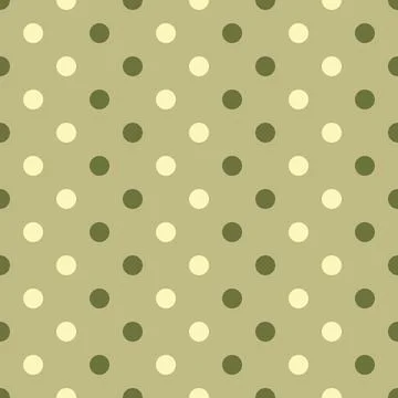 Seamless background with polka dot pattern in shades of green. Great for te.. Stock Illustration