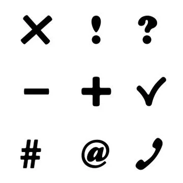 Seamless background with punctuation marks Stock Illustration