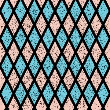 Seamless background with red and green rhombuses 7723 Stock Illustration