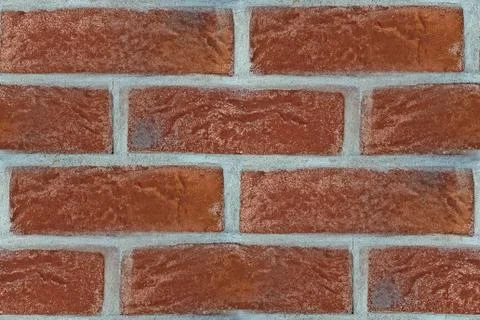Seamless background red brick wall texture Stock Photos