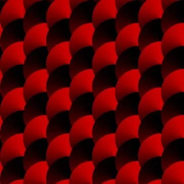 Seamless background with red circles Stock Illustration