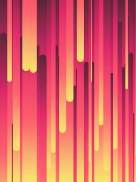 Seamless background of red glitch effect stripes Stock Illustration