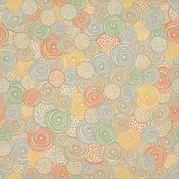 Seamless background in retro style Stock Illustration