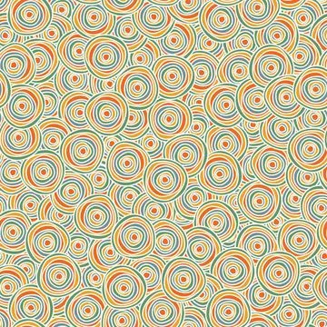 Seamless background in retro style Stock Illustration