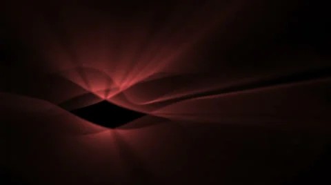 Seamless background of soft red light waves in abstract motion (FULL HD) Stock Footage 37231503