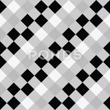 Seamless background of squares Stock Illustration