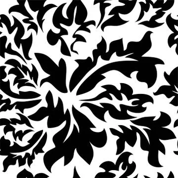 Seamless background in the style of Damascus Stock-Illustration